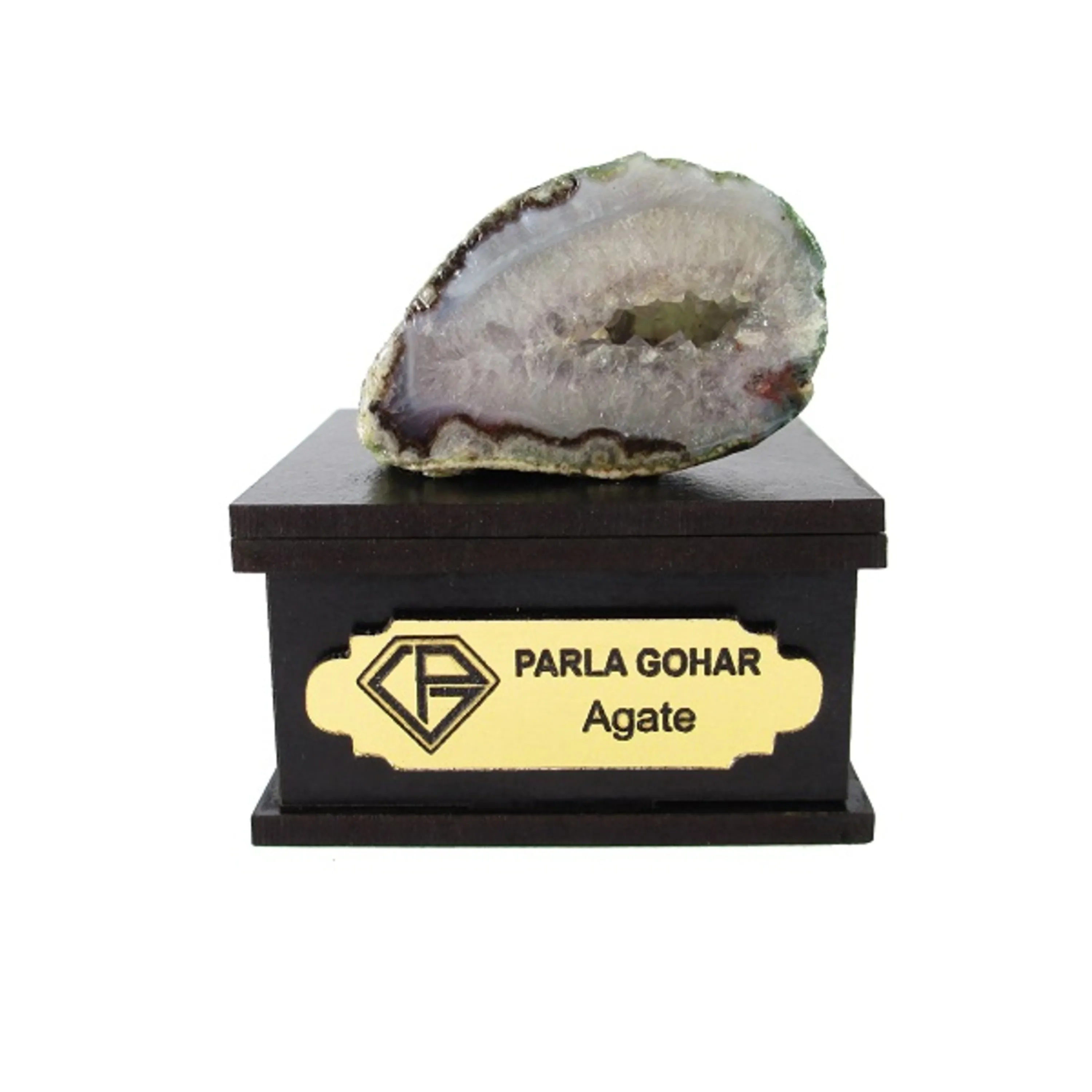 سنگ راف عقیق پارلا گوهر کد 2102